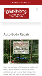 Mobile Screenshot of dennysautobody.com